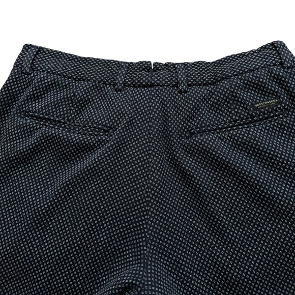 Scotch & Soda Pants Mens 30x32 (30x24) Mott Dress Casual Geometric Print Blue - Picture 4 of 6